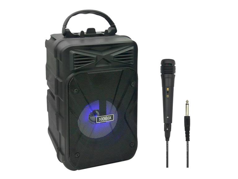 Parlante Karaoke Portable Bluetooth con Micrófono