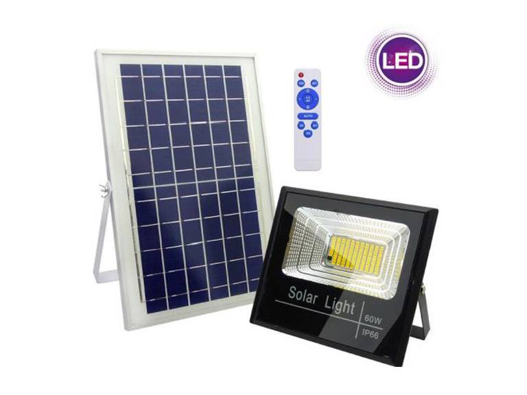 Proyector Solar 112 LED 60W Luz Calida
