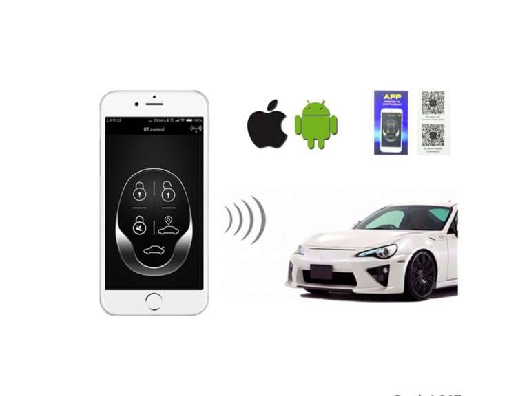 Alarma Auto Smartphone android IOS control remoto