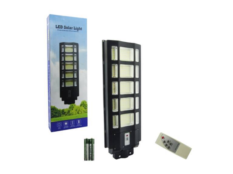 Foco Poste Solar 500 Watt 15 Placas 660 LED con Control