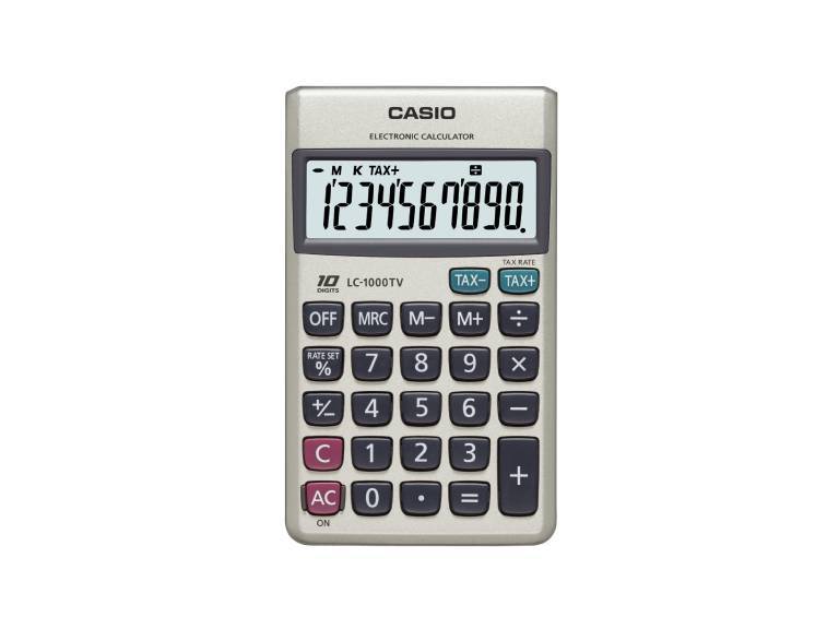 Calculadora Bolsillo Casio Lc-1000Tv