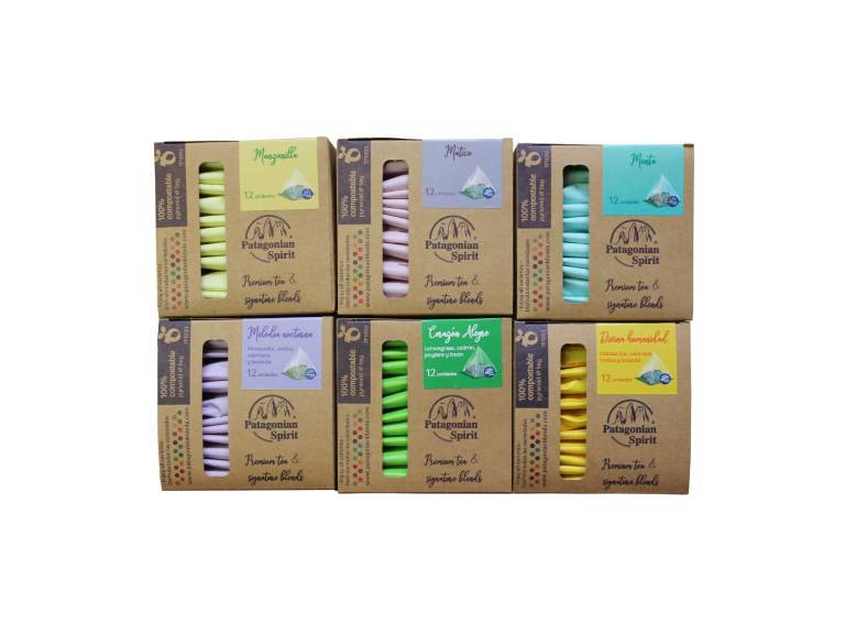 Pack 6 cajas de 3 variedades de hierbas 
