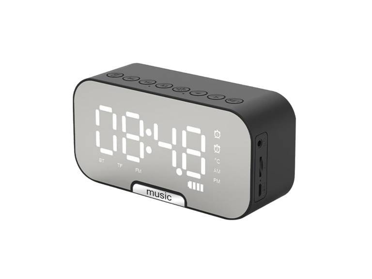 Radio reloj despertador digital parlante bluetooth
