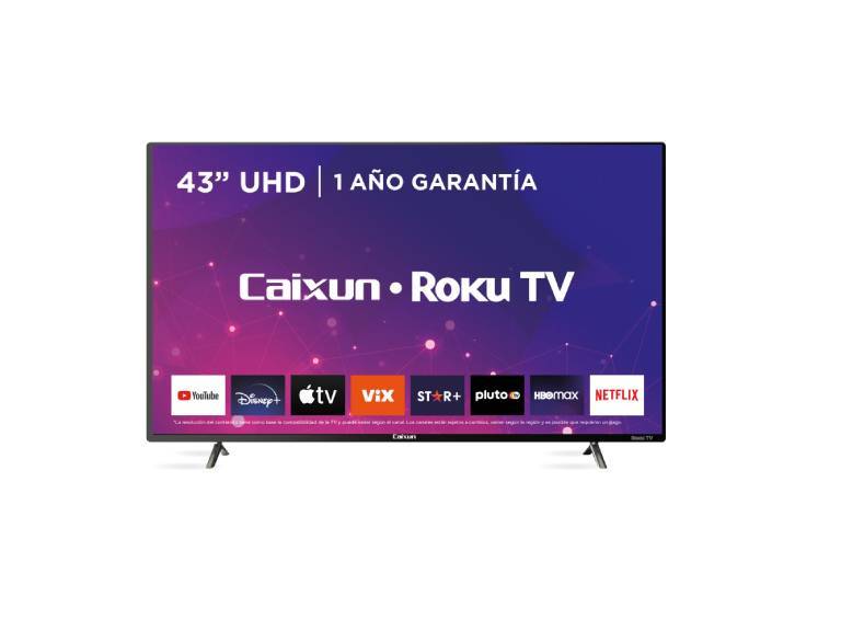 Smart TV 43” UHD ROKU CAIXUN