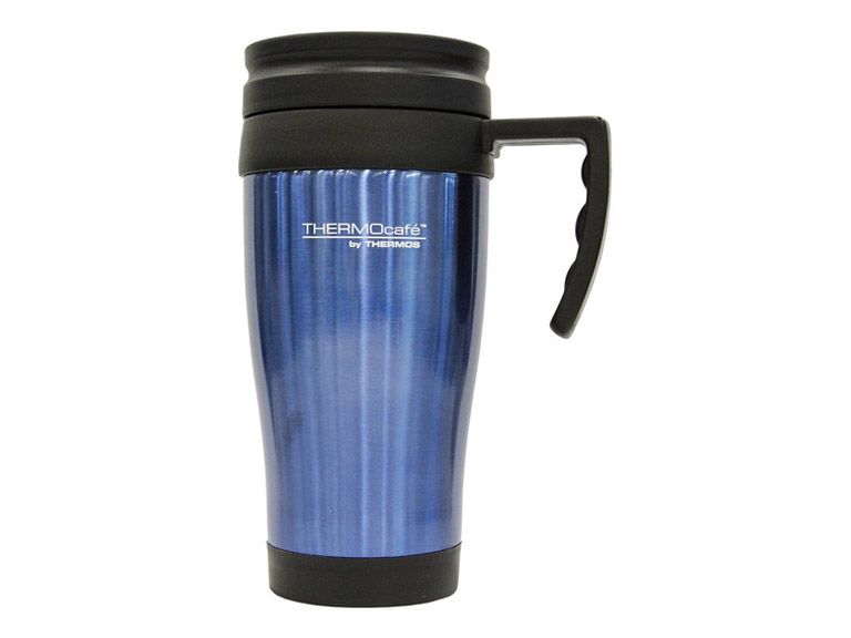 Mug Acero Inoxidable 420 ML Azul