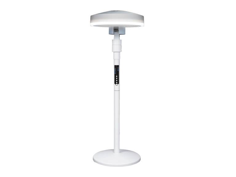 Ventilador pedestal y sobremesa luz LED
