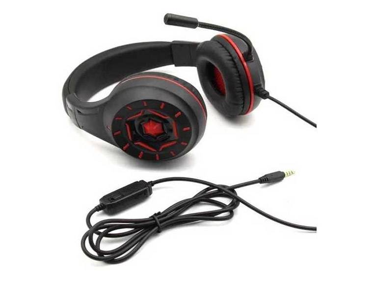 Audifono Gamer KOMC S90 Rojo