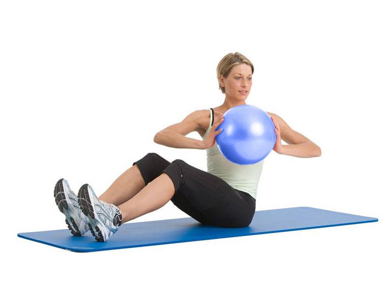 Pelota de Yoga Deportes Pilates Pequeña Azul