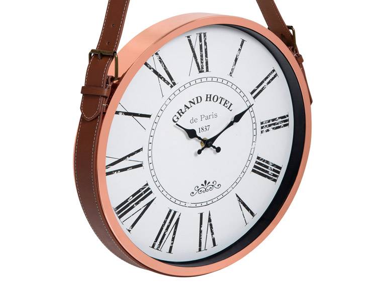 Reloj de Pared con Correa 38 cm.