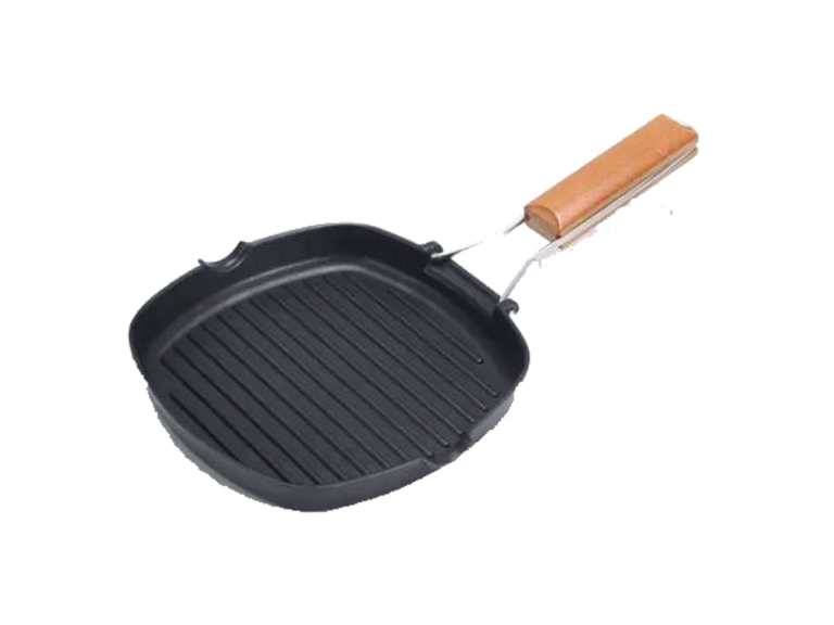 Sarten Parrilla Cocina Grill Cuadrado Antiadherente 20 cm Importclick