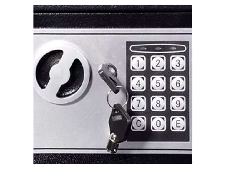 Caja Fuerte Seguridad Digital Acero Color Negro Importclick