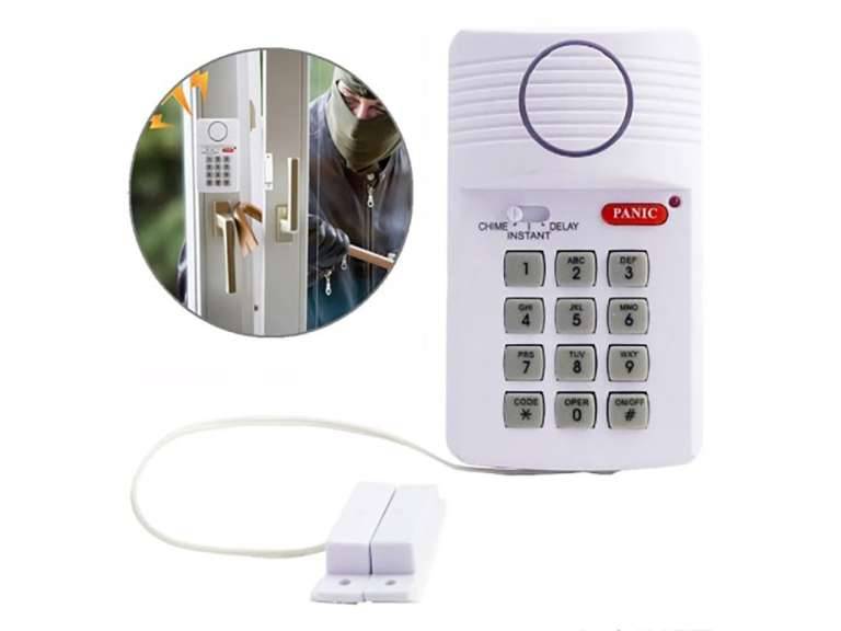 Alarma Hogar Sensor magnético blanca Importclick