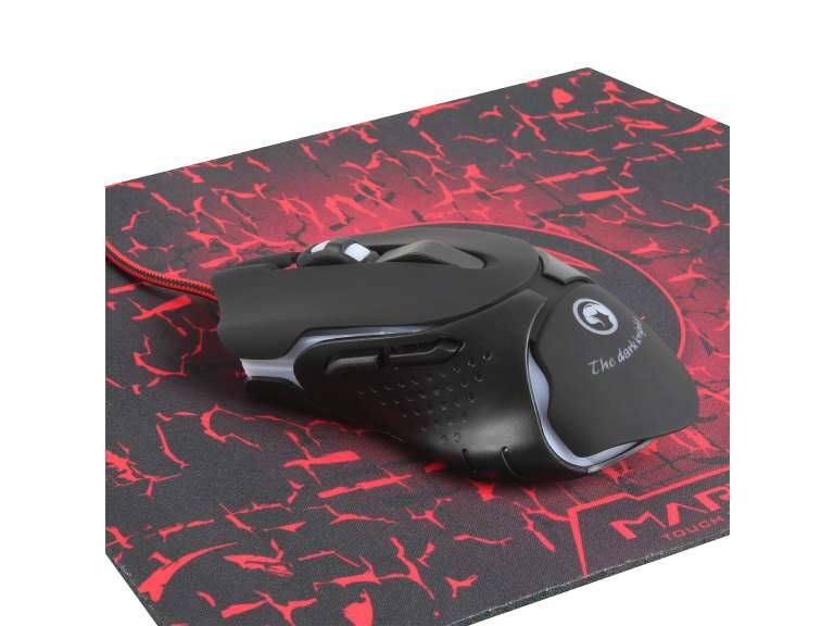 Mouse Gamer Negro + Pad Mouse Marvo M309