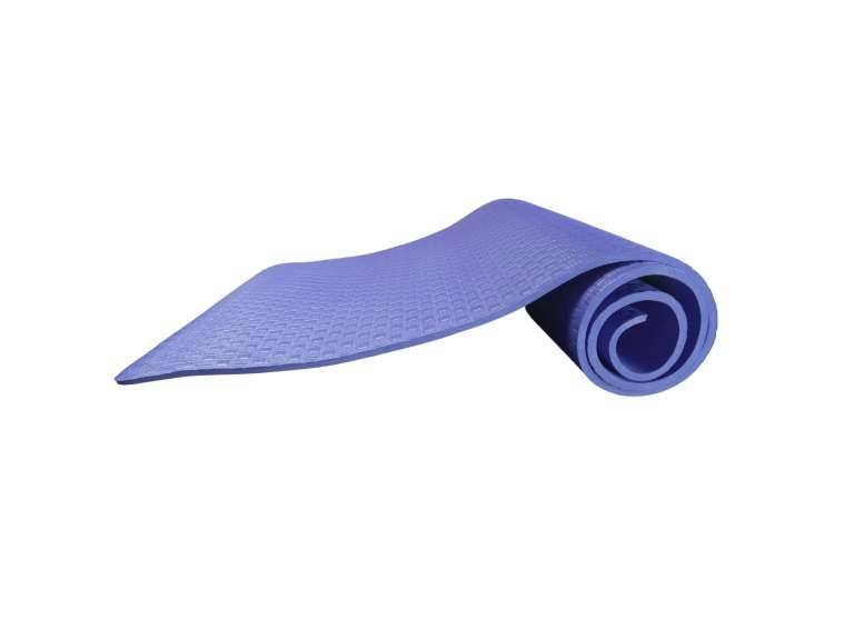 Mat Alfombrilla Yoga Pilates Colchoneta de Ejercicio 8 MM Azul Importclick