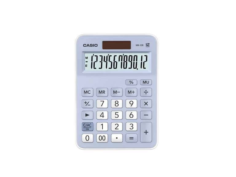 Calculadora Casio Escritorio MX-12B-LB-W-DC