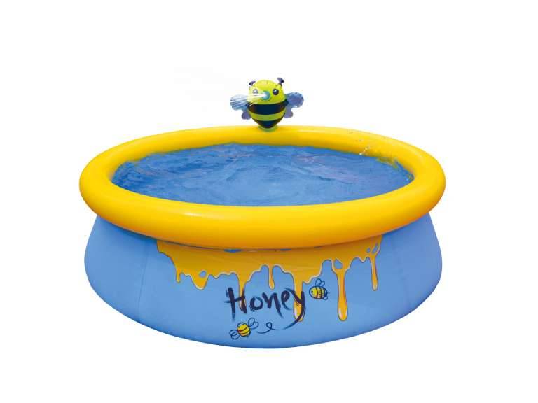 Piscina inflable efecto spray abeja 150