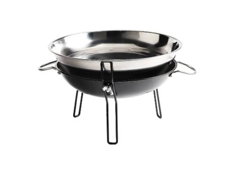 Parrilla Brasero Mesa Acero 30 cm Importclick