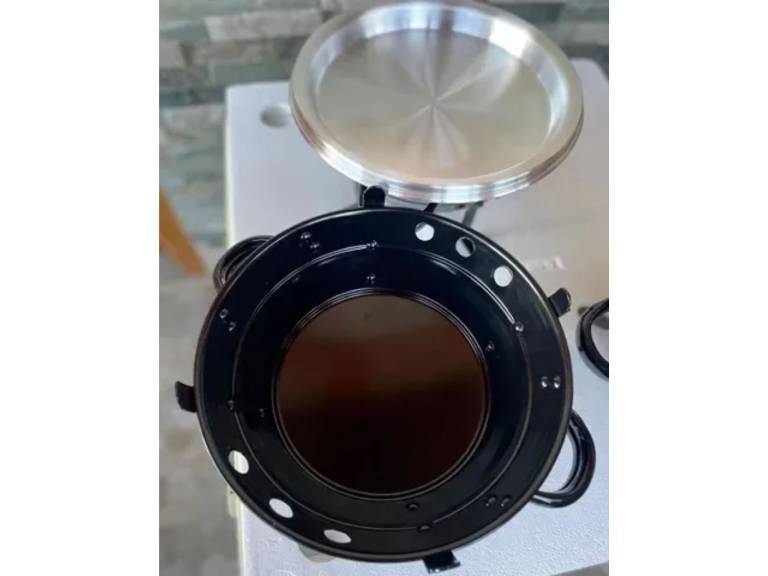 Brasero Parrilla Chapa Enlozada 26x20 cm Importclick