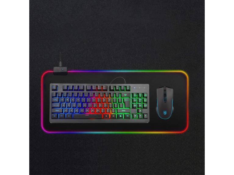 Mouse Pad Gamer Notebook Luz RGB 80 x 30 CM Importclick