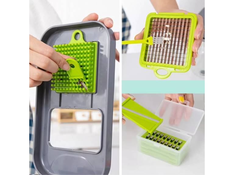 Picador Cortador Rayador de Verduras Frutas 22 en 1 Importclick