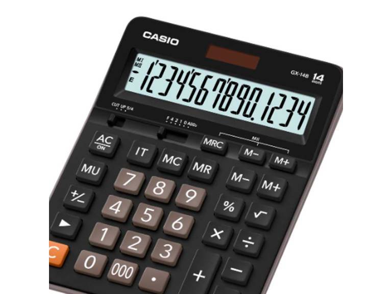 Calculadora Escritorio Casio Gx-14  Bk