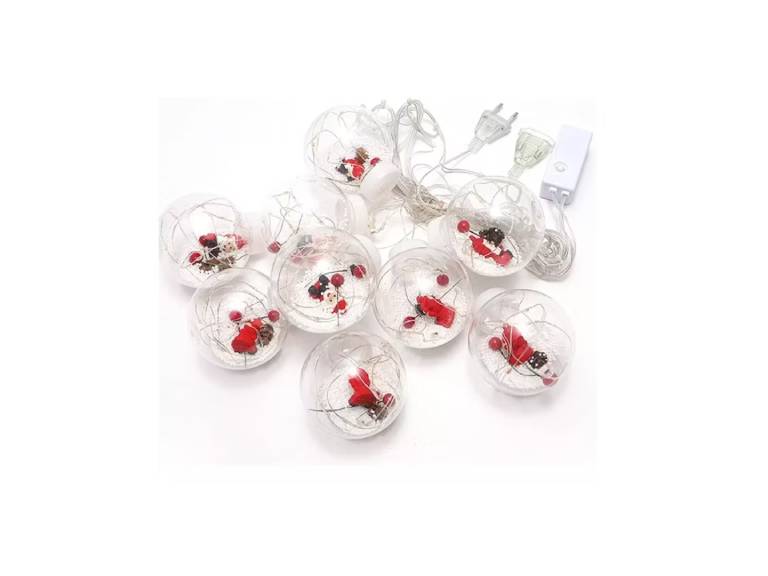 Guirnalda esferas viejo pascuero 3M