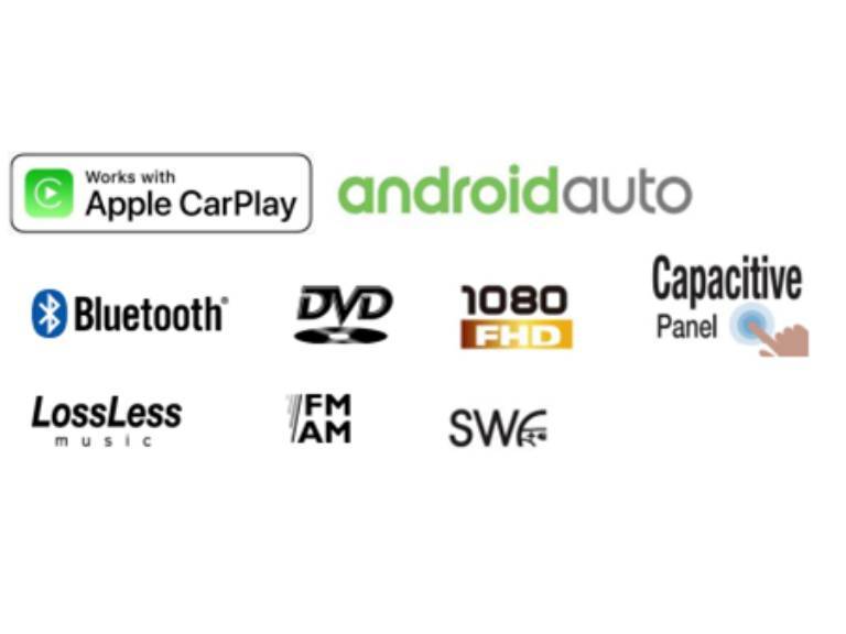 Radio 2 Din Display 6,8 pulg. Nakamichi