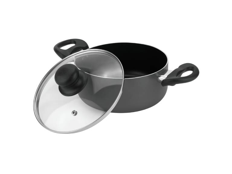 Batería de cocina de aluminio 6 Piezas Gris Gourmet