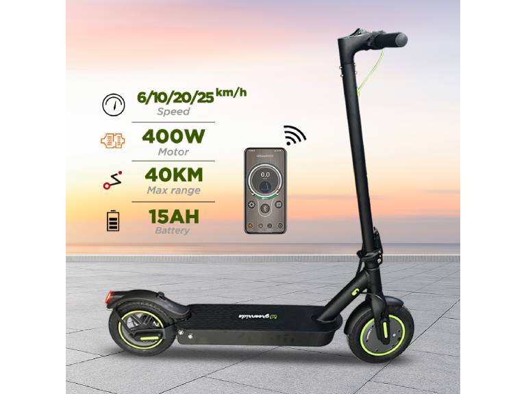 Scooter Electrico Greenride Ozone + 10P 15Ah con App
