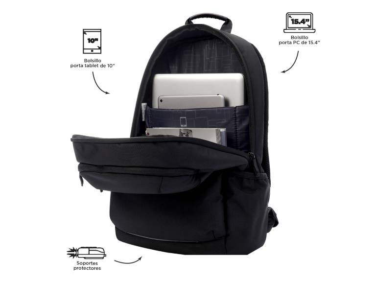 Mochila Ejecutiva Totto Berton Mediana N