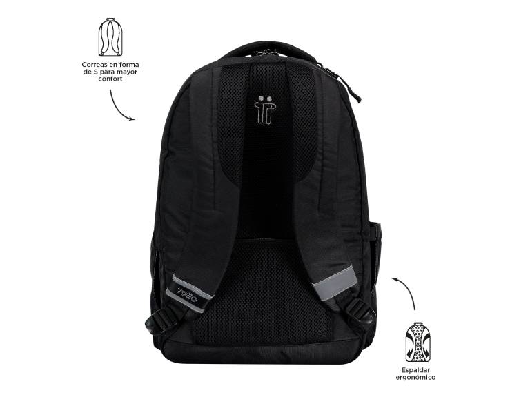 Mochila Urbana Porta Notebook Indo Negro