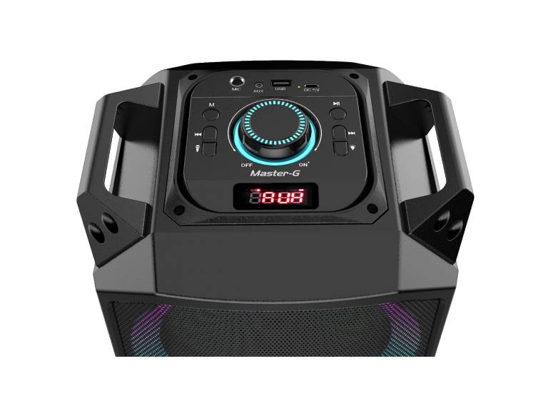 Parlante Karaoke Bluetooth Luxor 6.5 Pulg. con Micrófono Master-G