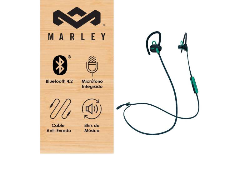 Audífono Bluetooth Uprise BT Teal House of Marley