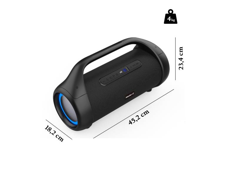 Parlante Portátil Bluetooth 5 pulgadas Centauro Waterproof Master-G