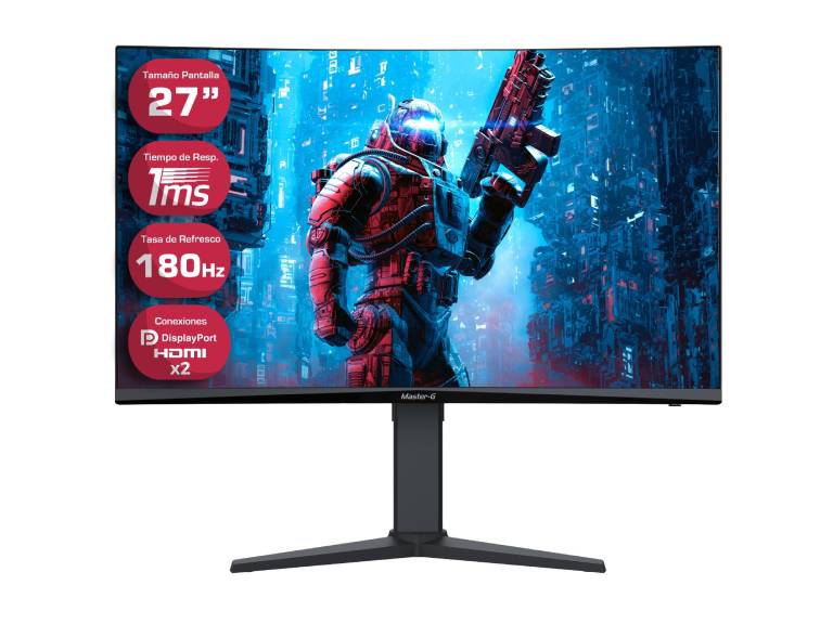 Monitor Gamer Curvo Led 27 pulgadas Full HD Master-G