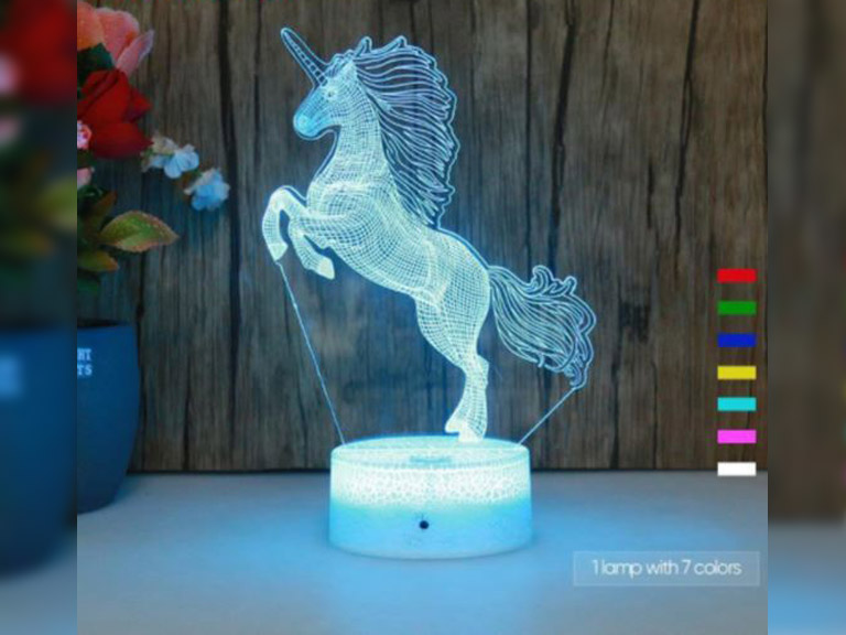 Lámpara LED Unicornio LD01 Blanco