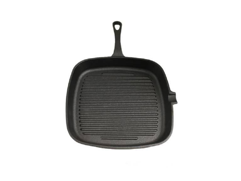 Sartén Grill Pan Hierro Fundido 24 cm