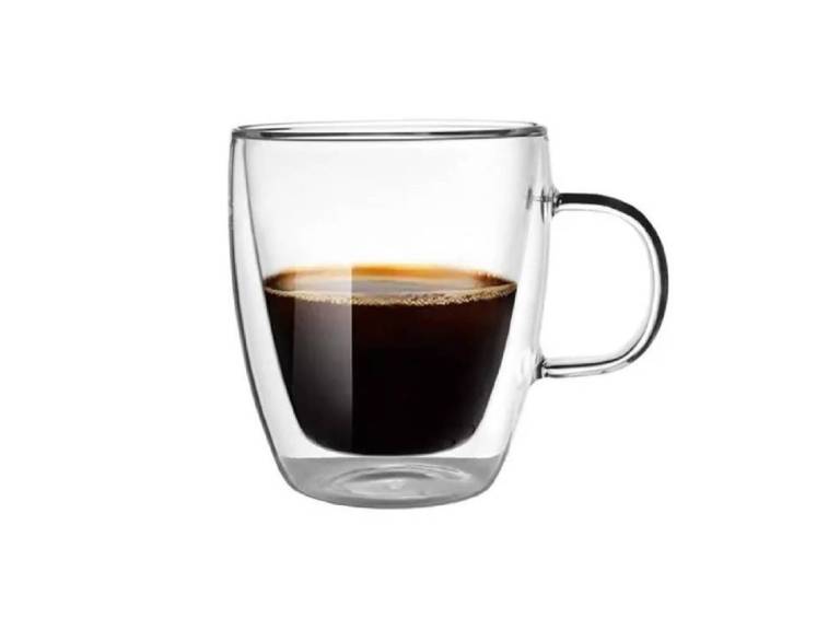 Mug de Vidrio Doble Pared 470 ML