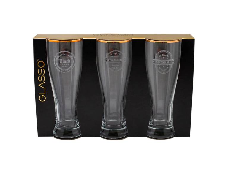 Set de 3 vasos Cerveza Glasso 460 ML