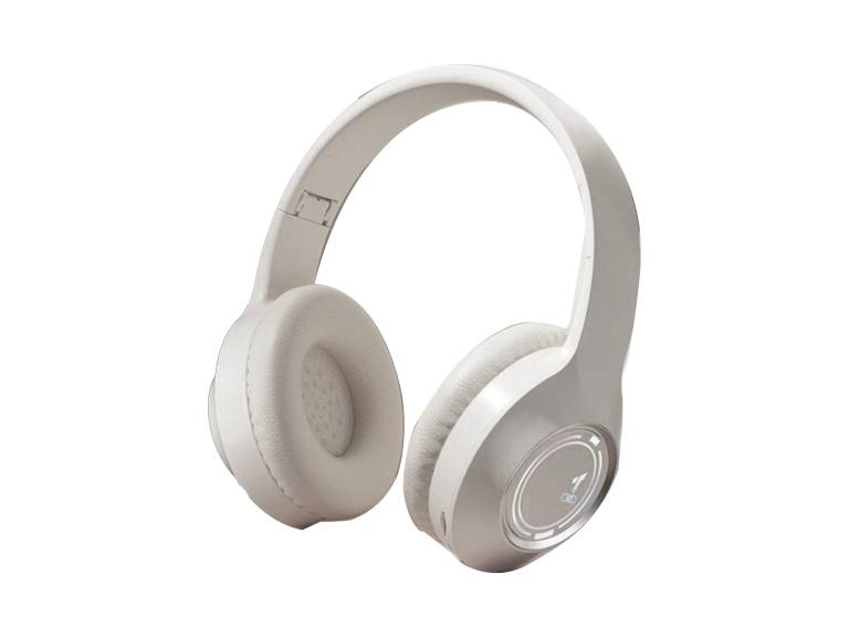 Audífonos Luminoso Bluetooth 5.3 Plegables HIFI Blanco Importclick