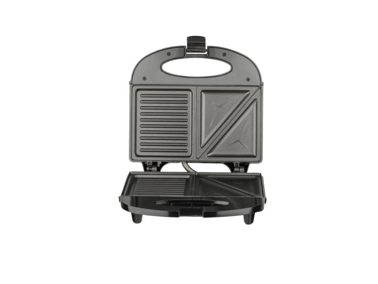 Maquina Plancha Tostadora Sandwichera Eléctrica 850w Negro Importclick