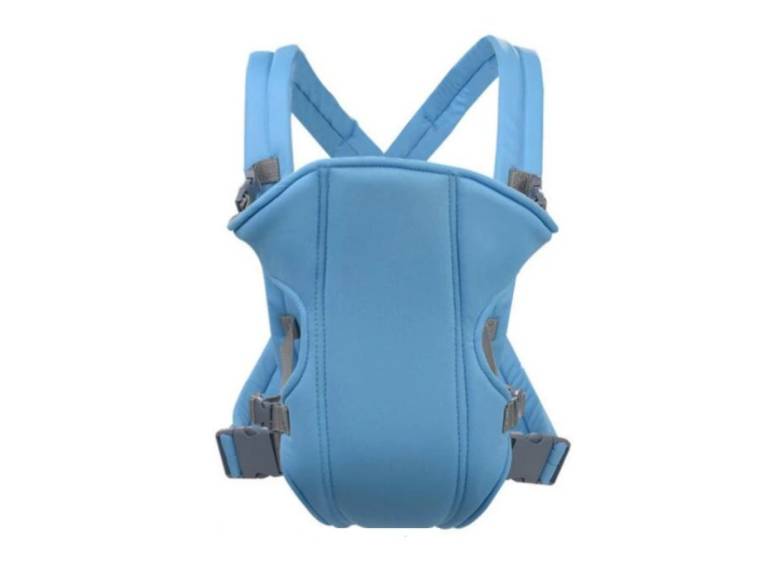 Mochila Portabebés Ergonómica Acolchado Azul Importclick