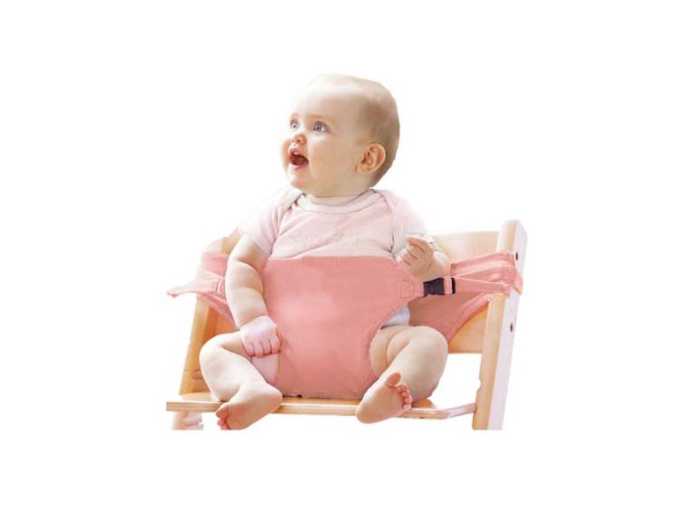 Sujetador Arnés Infantil Bebe para Silla Portátil Rosada Importclick