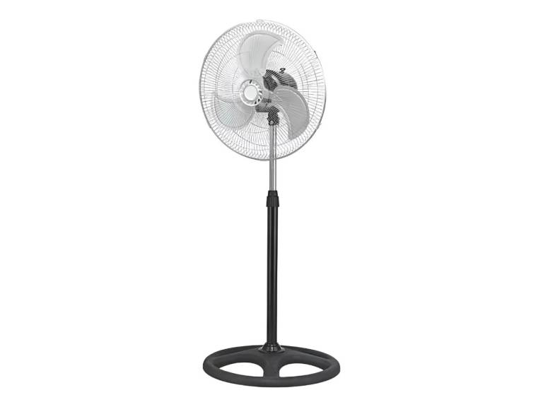 Ventilador Pie Giratorio Aspa Metal 18 pulgadas Importclick