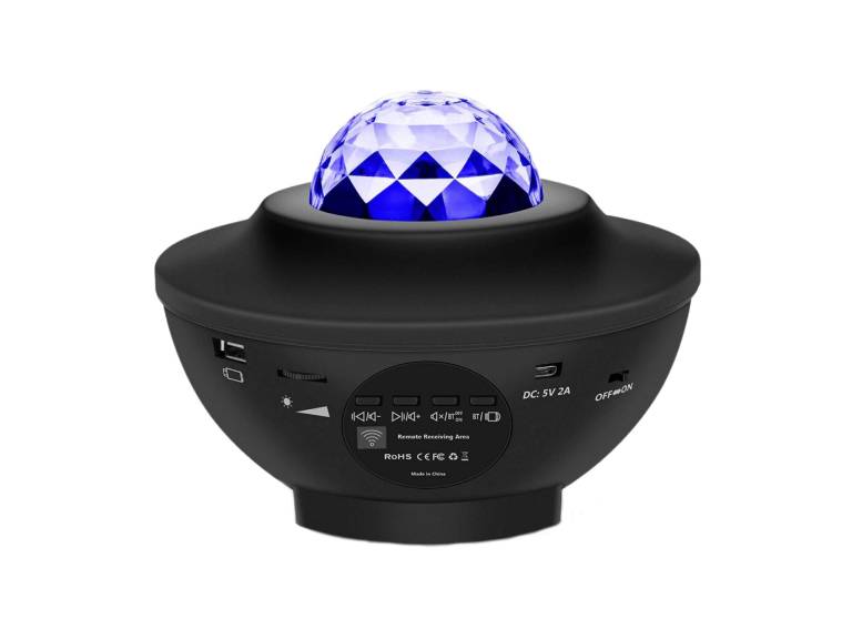 Proyector Galaxia Estrellas Led y Sonido Bluetooth Importclick