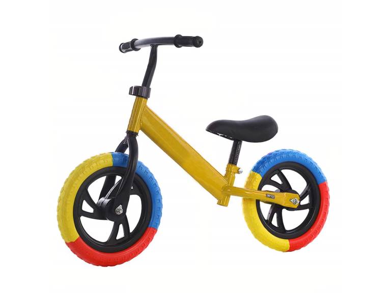 Bicicleta Equilibrio Sin Pedales Infantil Aprendizaje Amarilla Importclick