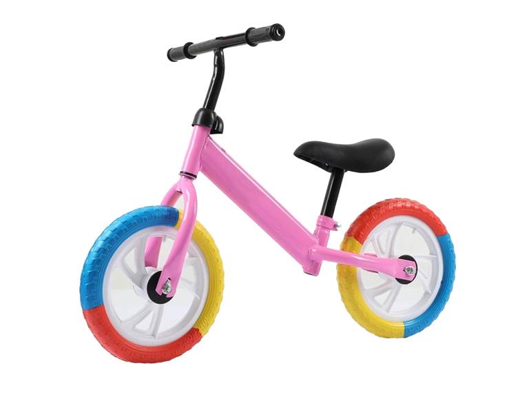 Bicicleta Equilibrio Sin Pedales Infantil Aprendizaje Rosada Importclick