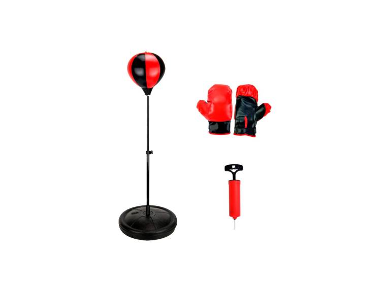 Juguete Kit De Boxeo Base Negro Rojo Importclick