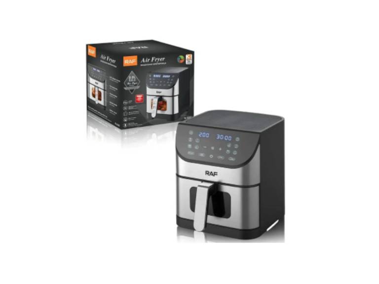 Freidora De Aire Air Fryer 8.0lts Regulador + Temporizador