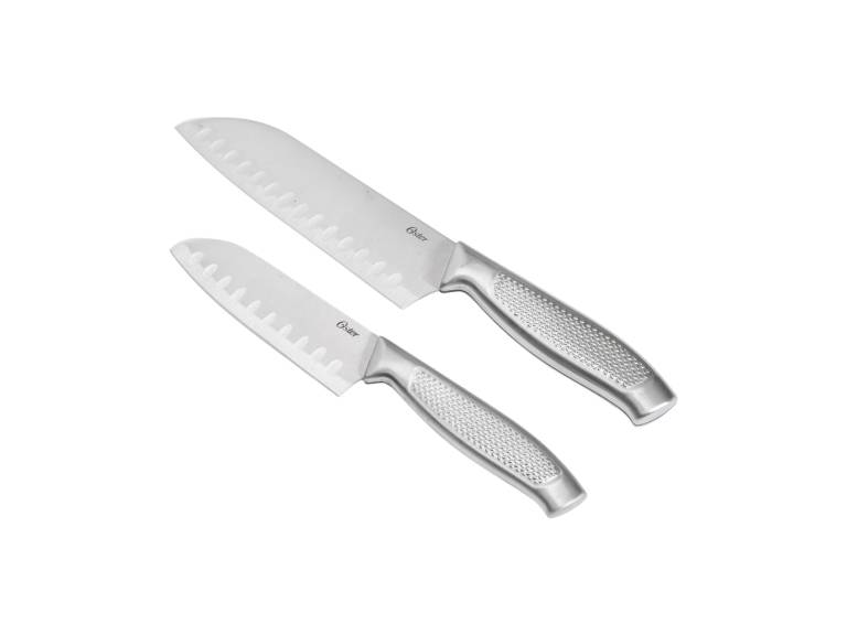 Set Cuchillos Santoku acero inox 2 piezas Edgefield Oster